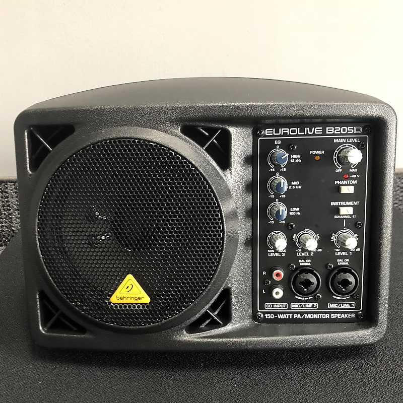 Behringer Eurolive B205D 150-Watt Active PA / Monitor Speaker - Open  Box/B-Stock