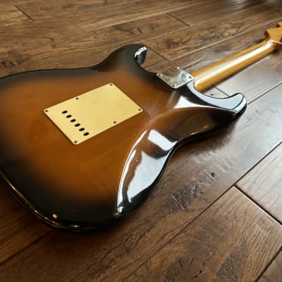 1989 Fender ST-57 Stratocaster 1957 Reissue Sunburst MIJ Fujigen Japan image 9