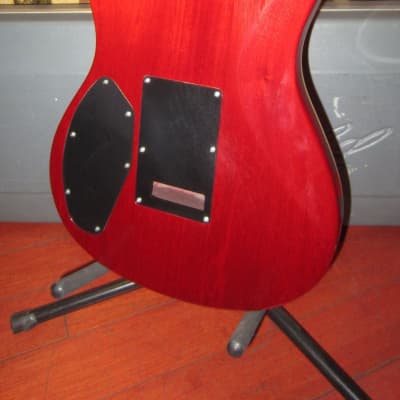 1991 Fender Heartfield Elan II Red w/ Original Hardshell Case image 5