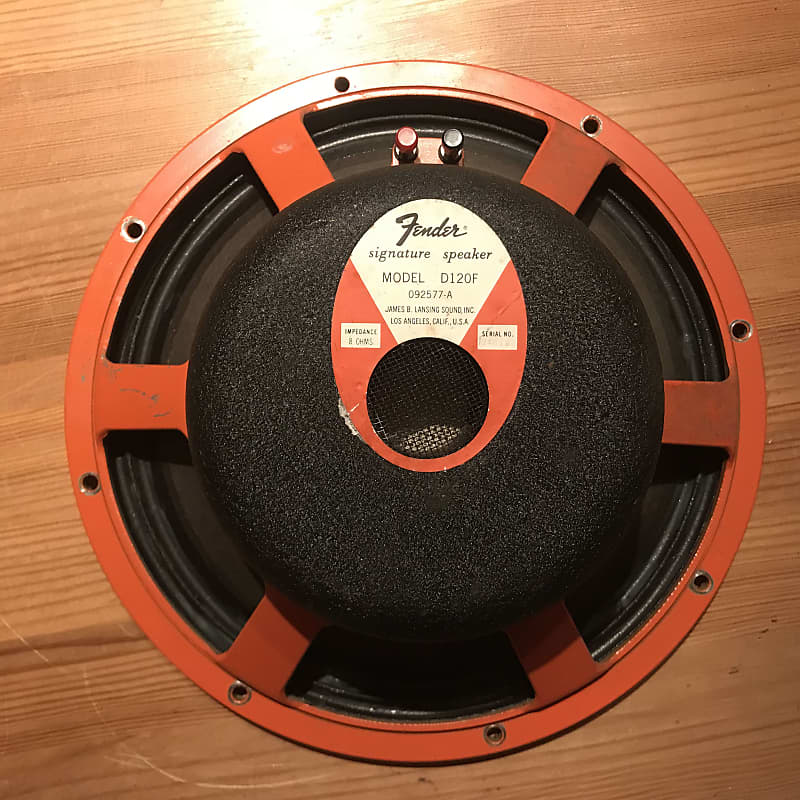 JBL D120F Orange Frame AlNiCo Speaker with 8 Ohm | Reverb