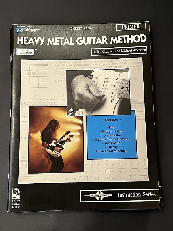 Heavy Metal Guitar Method Primer Instruction Series Book | Reverb