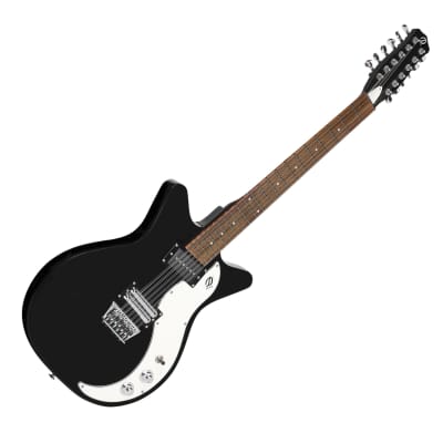 Danelectro '59X12, 12-String, Black with White Pickguard image 3