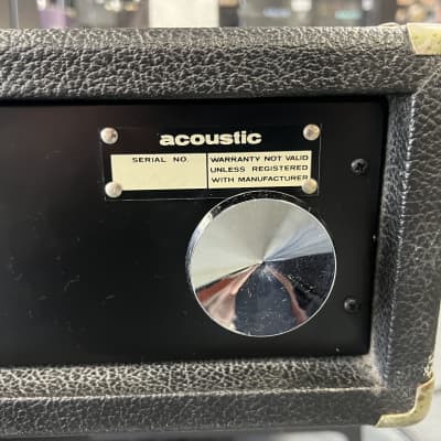 Acoustic  Model 140 Solid State Bass amplifier head 1972-1976 - w/original cover image 13