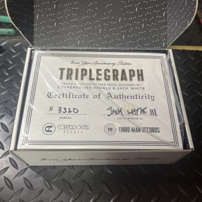 Coppersound Pedals Triplegraph by Jack White Limited Edition