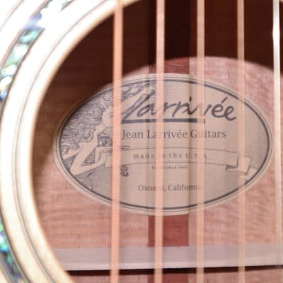 Larrivee USA OM-09 Silver Oak Special Moon Spruce Acoustic Guitar w/ OHSC image 10
