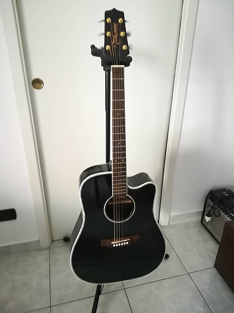 Takamine EG361SC BK Dreadnought Acoustic Electric Black. Acustica Elettrificata