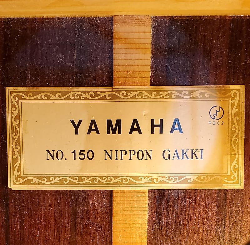 Yamaha No. 150 Nippon Gakki 1963-1967 - Natural Gloss | Reverb