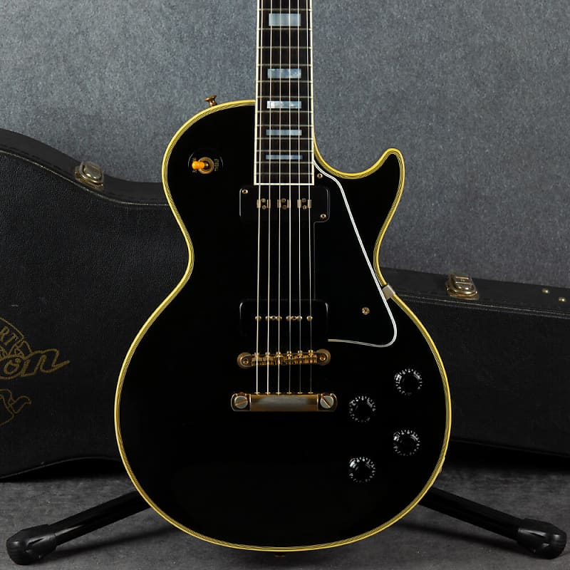 Gibson Les Paul Custom 1954 Black Beauty Reissue - Hard Case | Reverb