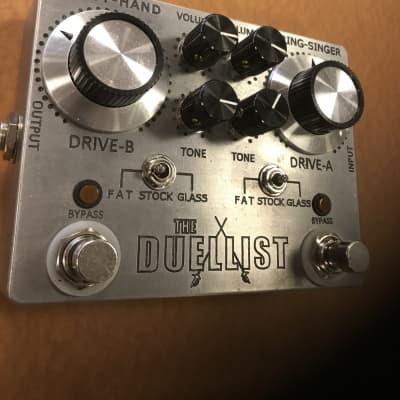 King Tone Guitar The Duelist Duel Overdrive Silver | Reverb