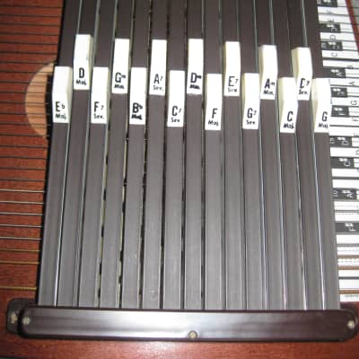 Chromaharp Autoharp 15 Chord Bars and Holders Complete | Reverb