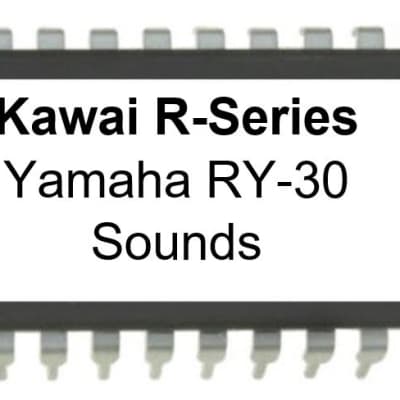 Kawai R100 R50 - Yamaha RY-30 RY30 Sound set eprom for R-100 R-50 image 1