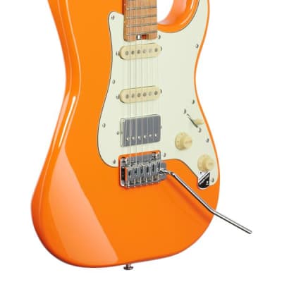 Schecter Nick Johnston Traditional HSS Electric Guitar Atomic Orange image 9