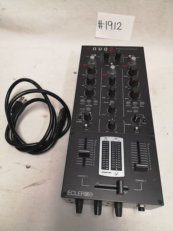 Ecler NUO 2 Professional 2 Channel DJ Mixer #1912 Good Used
