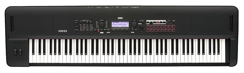 Korg Kross 288 MB 88-Key Synthesizer Workstation in Black image 1