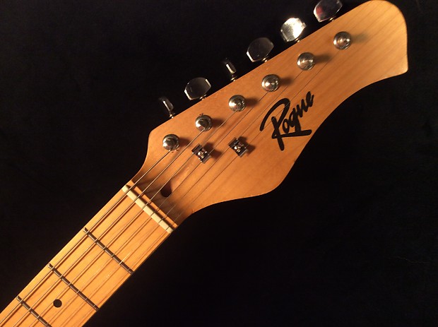 Vintage Rogue Strat 80 s Sunburst Stratocaster Harmony H 80T ST 3 Rocketeer
