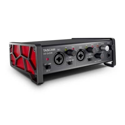 Tascam US-2x2HR 2-In/2-Out USB-C Audio Interface with 2x XLR Combo Inputs image 2
