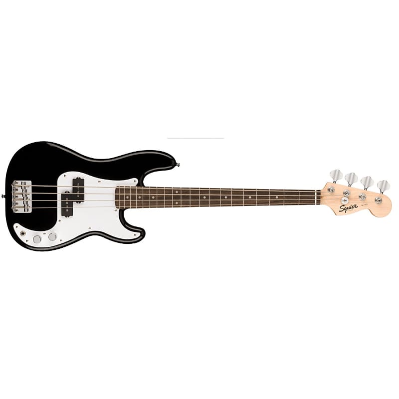Fender Squier Mini Precision Bass Guitar 3/4 Size Black - 0370127506 image 1