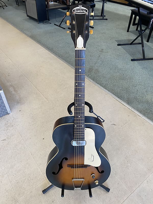Truetone Archtop Guitar with pickup image 1