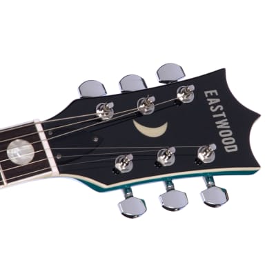 Eastwood Guitars Moonsault - Metallic Blue - Vintage Kawai-inspired Electric Guitar - NEW! image 9