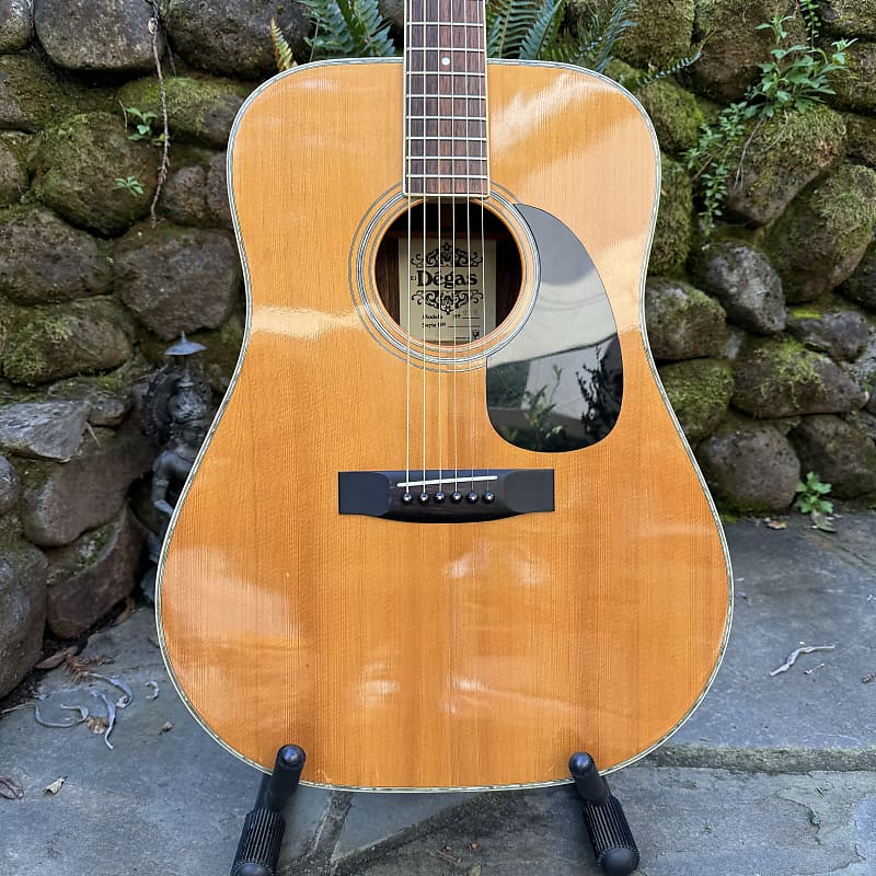 El Dégas Model 218 Acoustic Guitar Made in Japan - 1970s image 1