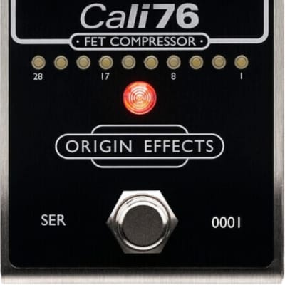 Origin Effects Cali76 FET Compressor Effects Pedal, Black