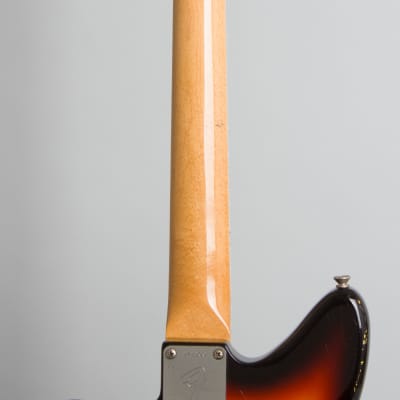 Fender Jaguar Solid Body Electric Guitar (1966), ser. #171100, black tolex hard shell case. image 9