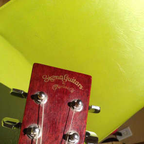 Sigma guitars by martin Tb-1n Natural thin body cutaway MIK Korean Made image 8