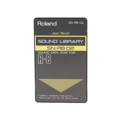 Roland SN-R8-02 Jazz Brush Sound Library Card for R8