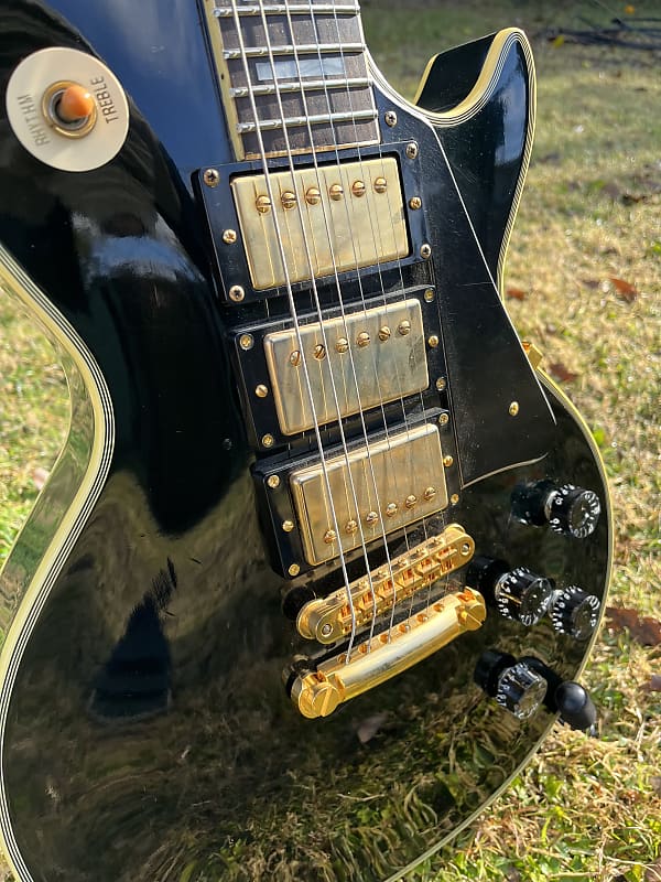 1980's Japan Greco Black EG-600 Super Power Custom Electric 1980's Japan Greco Black EG-600 Super Power Custom Electric