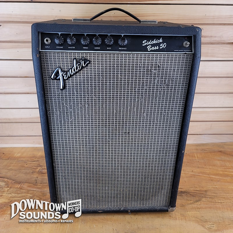 Fender Sidekick Bass Combo Amp Reverb