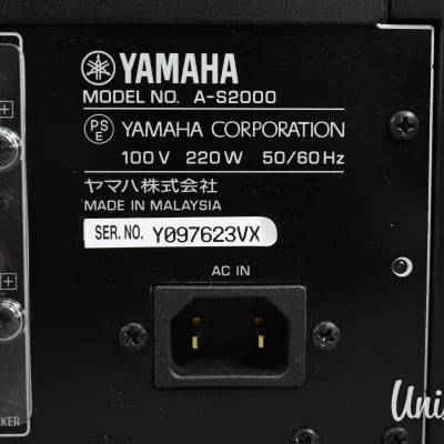 Yamaha A-S2000 black Natural sound Stereo Amplfier w/ Box [Excellent] image 14