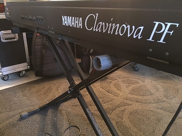 Yamaha Clavinova PF p-100 w/ Stand and Sustain Pedal Black