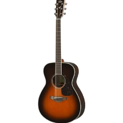 Yamaha FS830-TBS Small-Body Acoustic Guitar Tobacco Brown Sunburst 