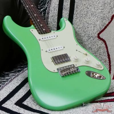 LsL Saticoy One B S Style HSS Roasted Flame Maple Neck Rosewood Fingerboard Surf Green image 8
