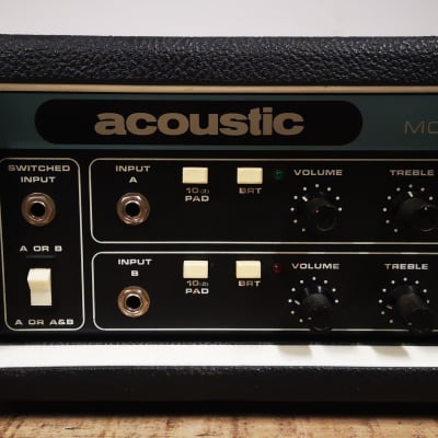 Acoustic Control Corp 320 vintage bass head amplifier image 4