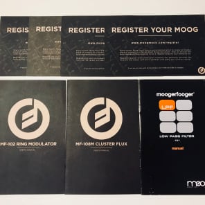 Moog Moogerfooger Bundle - 7 MF Pedals, 4 Expression Pedals and Moog gig bag image 7