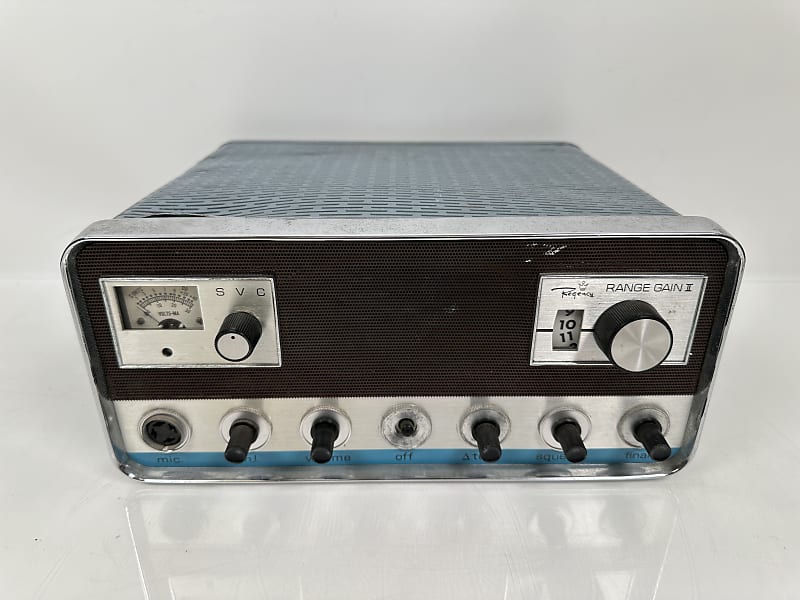 Regency Range Gain II Vintage Tube Radio  			