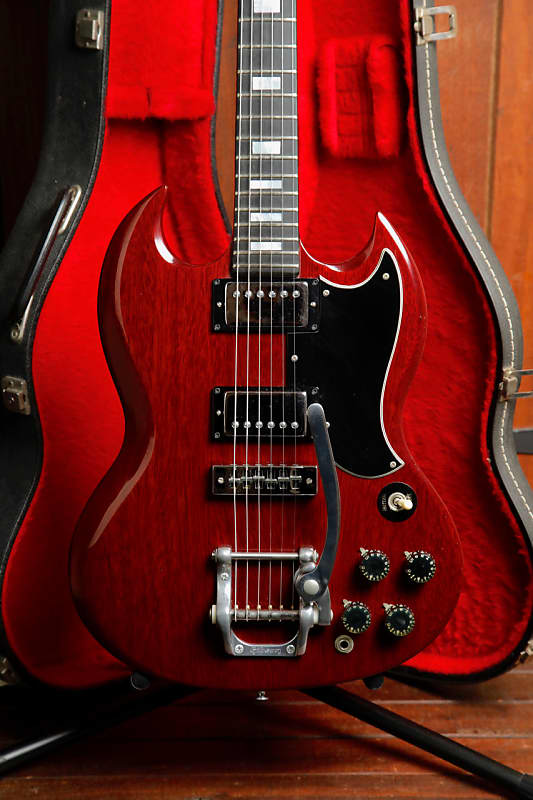 ギター Gibson SG Bigsby 1973-1974 Vintage Vintage 1974 Gibson SG Standard with Factory Bigsby in