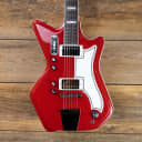 Eastwood Airline 59 2P Tone Chambered Mahogany Body Bolt-on Bound Maple Neck 6-String Electric Guitar in Red
