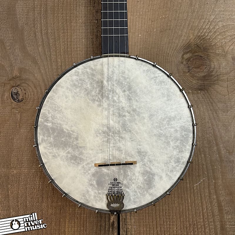 Vintage 5 String Open Back Banjo Used