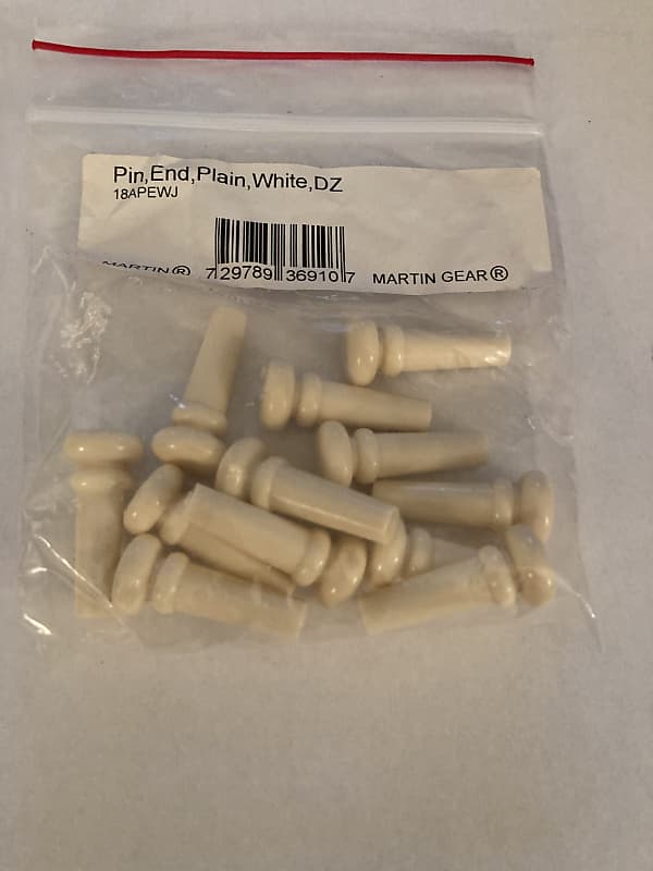 Martin 12 guitar end pins 2022 Off white Reverb
