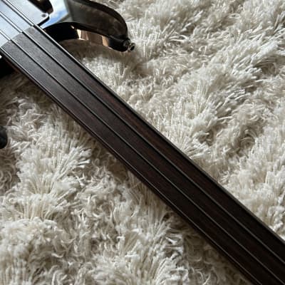 1998 Ampeg Dan Armstrong Lucite Reissue Fretless Conversion Electric Bass image 7