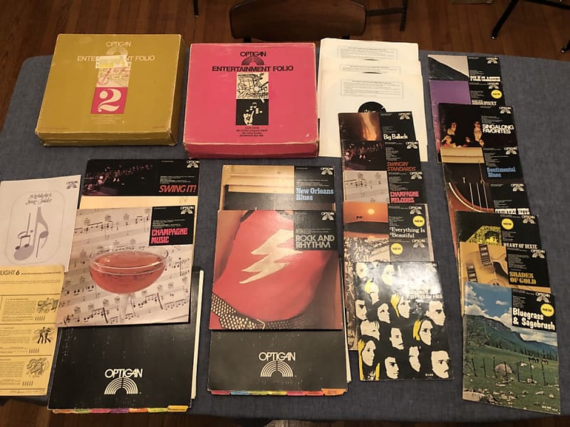 Optigan discs and songbooks / nearly complete collection image 1
