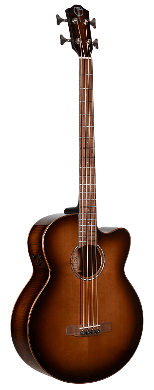Teton STB130FMGHBCENT Sitka Spruce Top Wood Mahogany Neck 4-String Acoustic Bass Guitar image 1