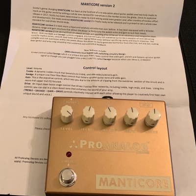 ProAnalog Devices Manticore Overdrive V2 2018 - Gold image 5
