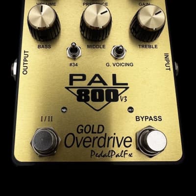Reverb.com listing, price, conditions, and images for pedalpalfx-800-gold-overdrive-v3