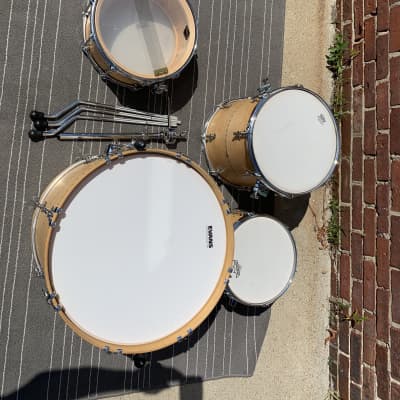 Craviotto drum set autographed 4 drums 20 12 14 + snare excellent HARD TO find ! image 18