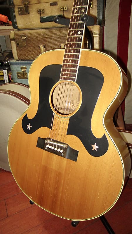~1976 Aria Everly Brothers Jumbo Acoustic Natural image 1