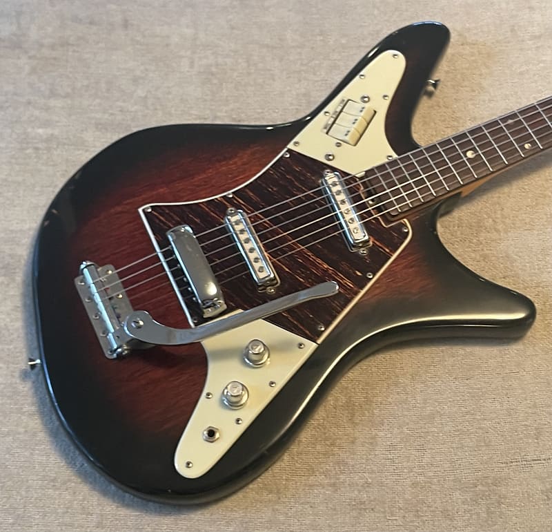 Vintage 1967 Era Ibanez Solid Body Electric Guitar Bizarre Series MIJ Japan RARE image 1