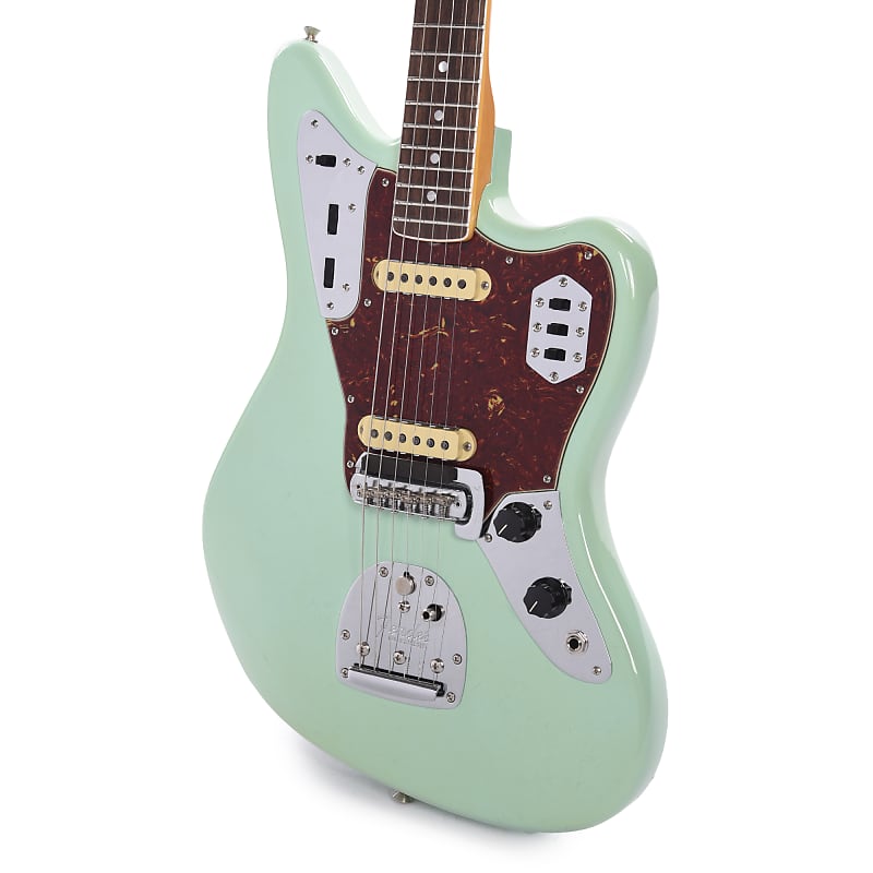 Fender Custom Shop 1966 Jaguar Deluxe Closet Classic Aged Surf Green  (Serial #CZ564782)